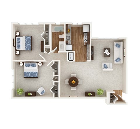 2 bed 2 bath at Somerset at Towson, Towson, 21204